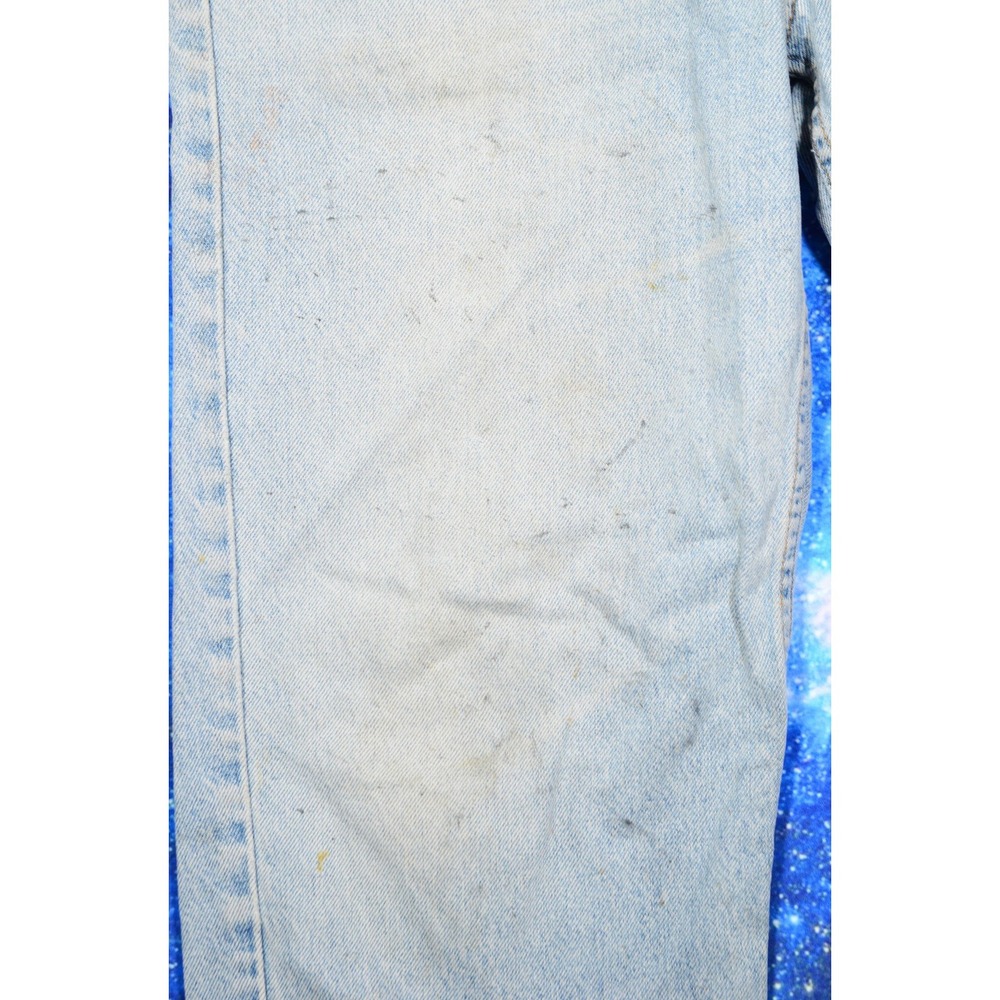 Vintage Levis Relaxed Straight Leg Jeans Mens 34x32 Light Wash Blue Denim - Picture 5 of 10